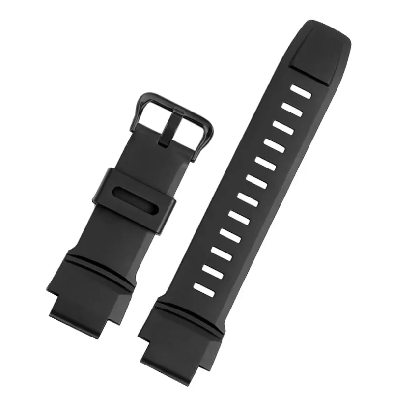 Rubber Sports Watch Strap For Casio PROTREK PRW-3500/2500/5100 PRG-260/550 Replacement Black Bracelet 18mm Silicone WatchBands