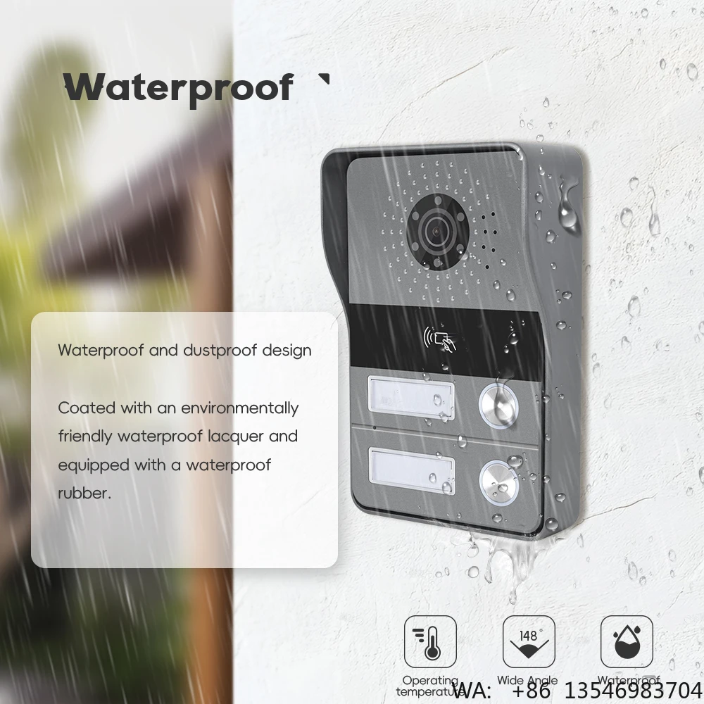 Smart Doorbell Wired - WIFI Smart Door Bell Ring Doorbell