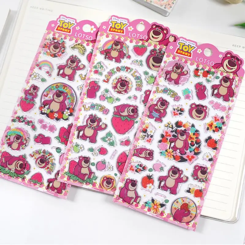 

Kawaii Disney Lots-O '-Huggin' медведь мультфильм 3D наклейка конфет креативный мультфильм студенческая награда чехол для телефона украшение наклейка подарок