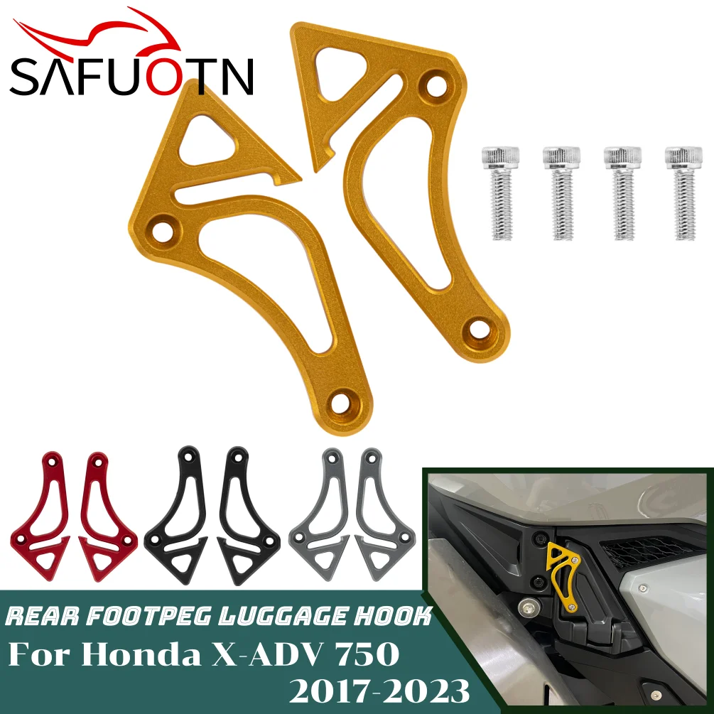 

X-ADV750 Bag Holder Hooks For Honda XADV X-ADV 750 2017-2023 Motorcycle Tandem Belt Holding Clips Bag Holder Bracket Accessories