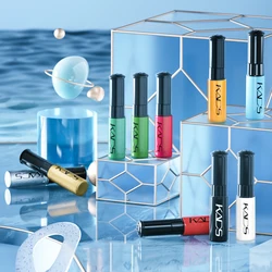 6 stks/set Nail Stempelen Polish 7 ml Kleurrijke Nail Art Plaat Afdrukken Vernis Nagellak Lak Manicure Polish Afdrukken Lak