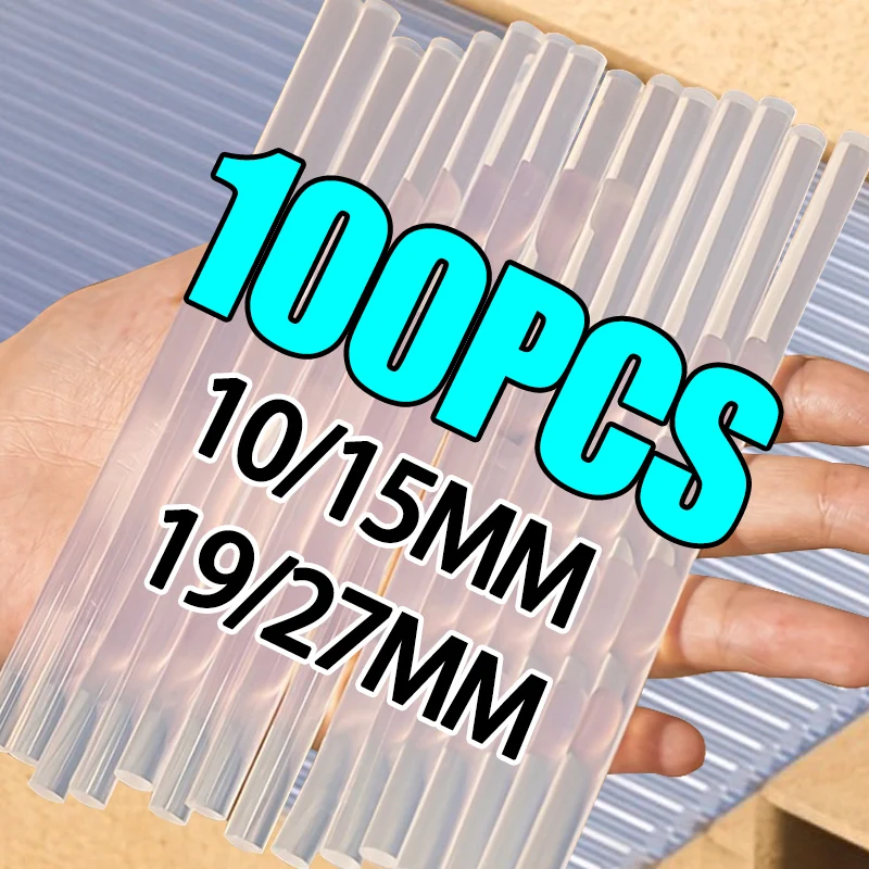 

1/100x прозрачный термоплавкий клей-карандаш 7 мм/11 мм, сильный Visco, домашние инструменты «сделай сам», для электрического клеевого пистолета, наборы для ремонта альбомов для рукоделия