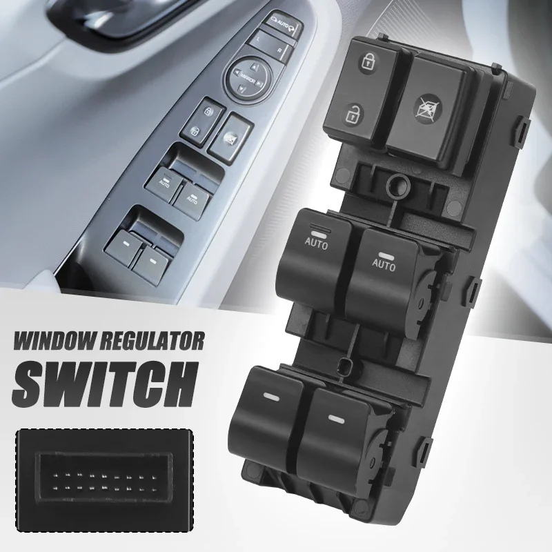 

Electric Master Window Control Switch Glass Lifter Button for Hyundai Ioniq 2017 2018 2019 2020 2021 93570-G2020 93570G2020