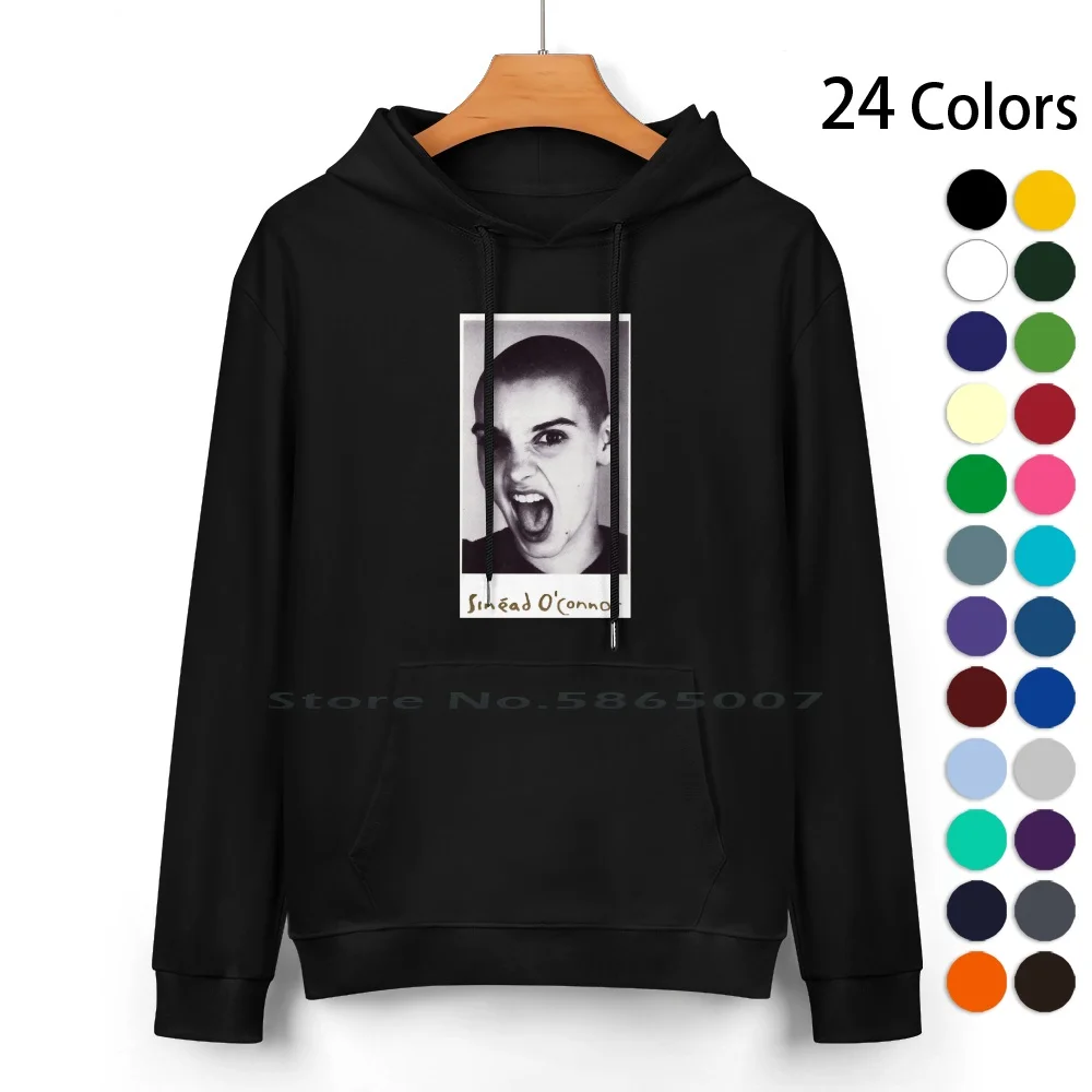 

1990's-Sinead Pure Cotton Hoodie Sweater 24 Colors Sinead Oconnor Vintage Nothing Compares To You The Lion And The 90s Music