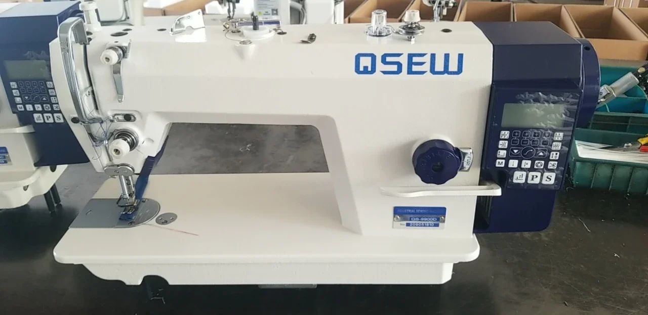 QS-9910-D4 Single Needle Direct-drive  Auto Trimmer auto foot lifter  high speed Lockstitch Industrial Sewing Machine