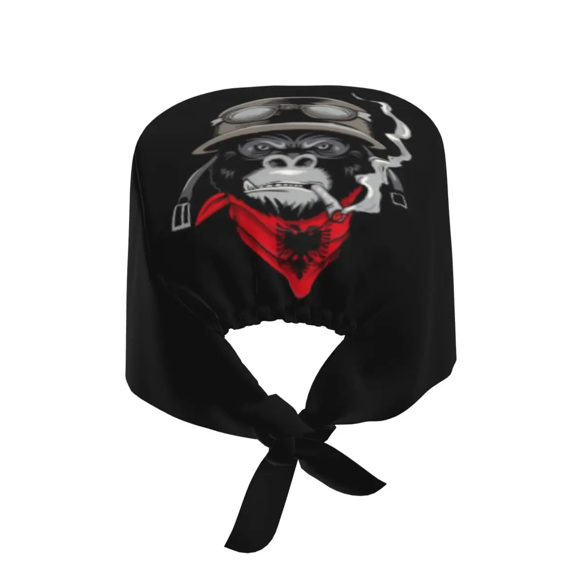 Gorro personalizado con bandera de Albania antigua UCk para personal médico, gorro para mujeres y hombres, ejército de liberación de Kosovo para gorro de Chef, gorros exfoliantes