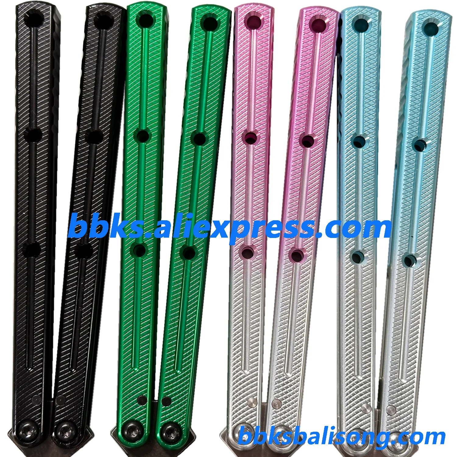 

New Baliplus Kraken V3 Live Blade/False Edge Trainer Clone (Double-Slot Speed Channel Version）7075 Aluminum Handle