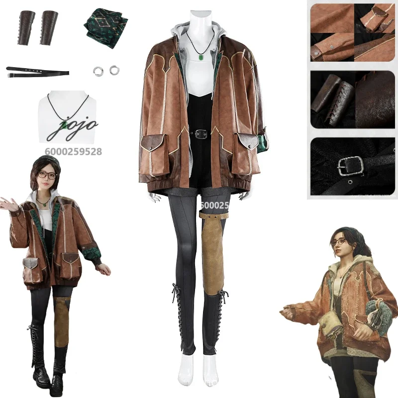 

Popular Game Alma Cosplay Wilds Costume Adult High Quality Anime Clothes Full Set Halloween Party Role Play Comic Con Set