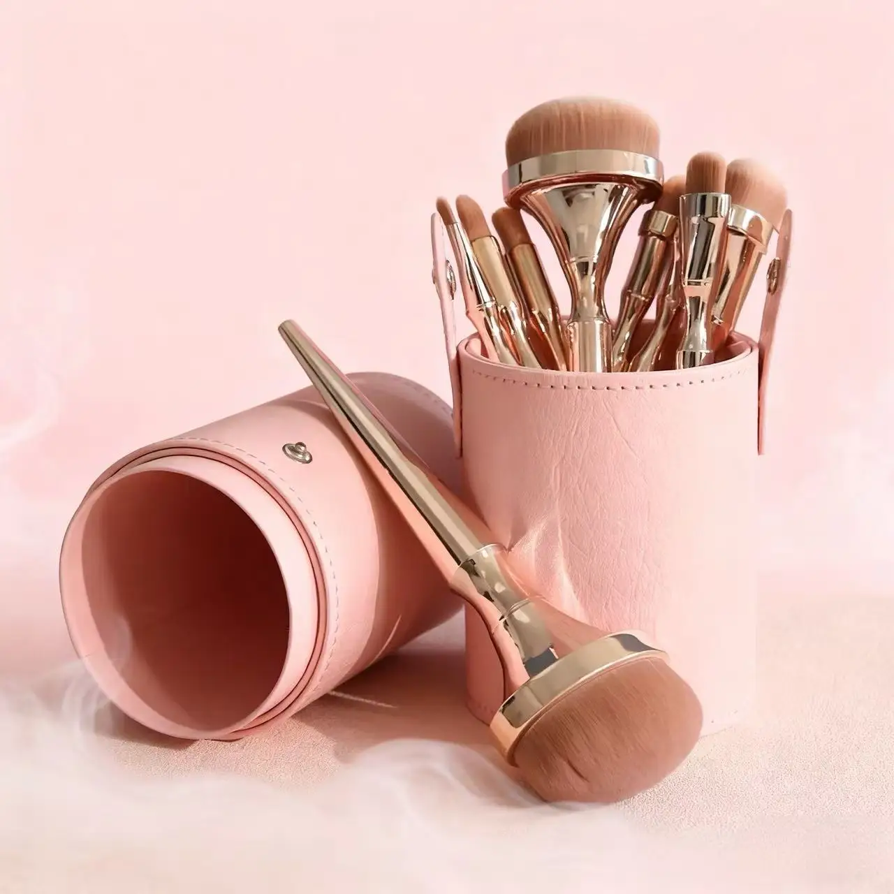 9 paak Makeup Brush Set Foundation Concealers Eye Shadows Powder Blush Blending Brushes Beauty Tools with Bag Professional