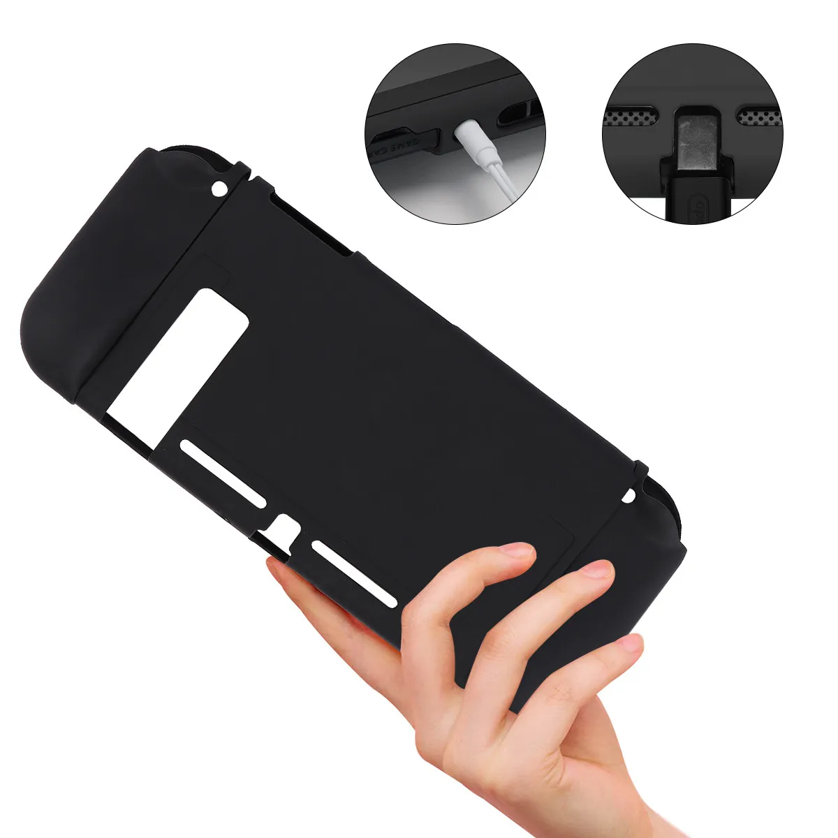 

Прочный защитный чехол из ТПУ для игровой консоли Switch, износостойкий, ударопрочный, с амортизацией, портативный, компактный.