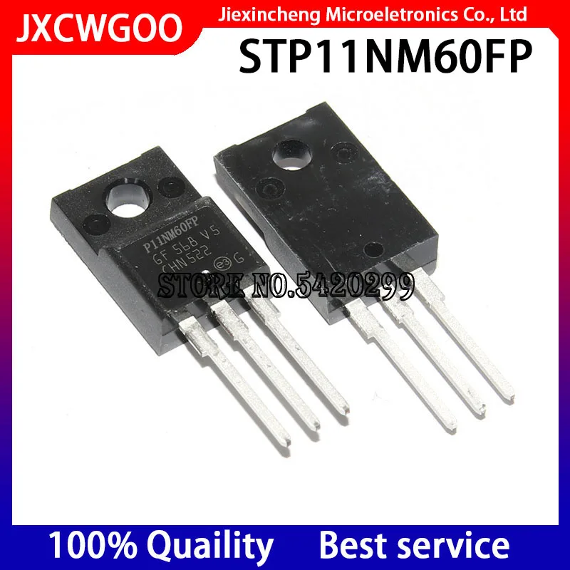 10PCS P11NM60FP STP11NM60FP STP11NM60 11NM60 11A600V TO220F New orignal