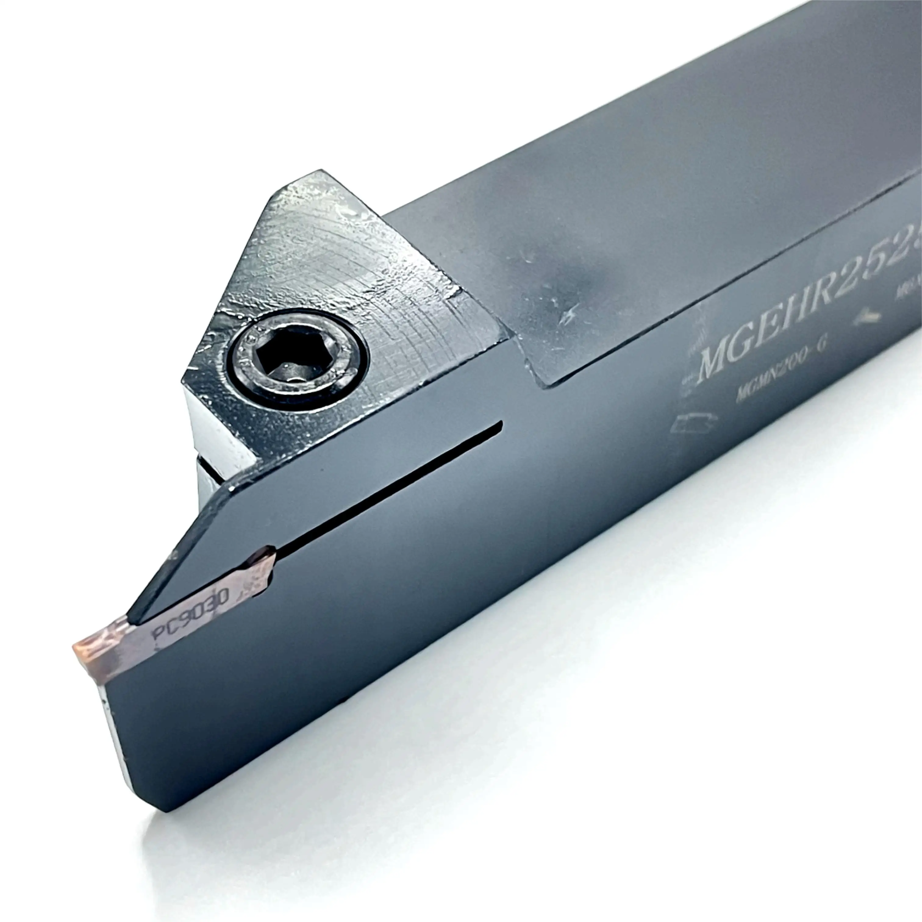 Imagem -04 - Suporte de Ferramenta de Ranhuramento Original 1.5 mm mm 2.5 mm mm mm mm Inserções de Carboneto Torno Cnc Ferramenta de Corte de Torneamento Mgehl2525 Mgehr2525