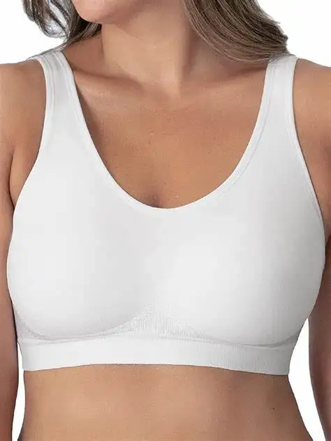 

Plus Size Bras For Women Underwear Bra Without Underwire Bones Seamless Push Up Bra Tops Bralette Brassiere Wireless Sports Vest