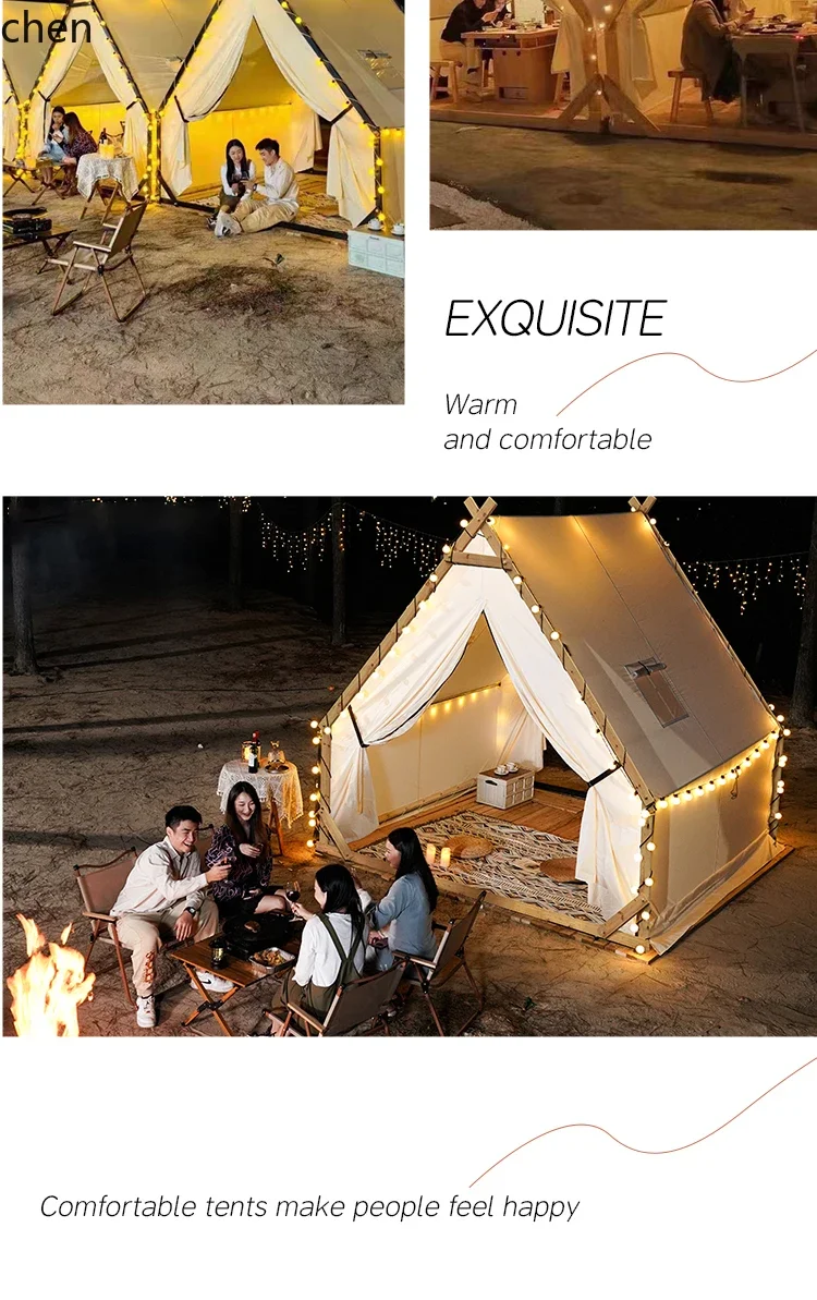 Outdoor Tent Star Rooftop Commercial Tent Rainproof Camp Camping Homestay