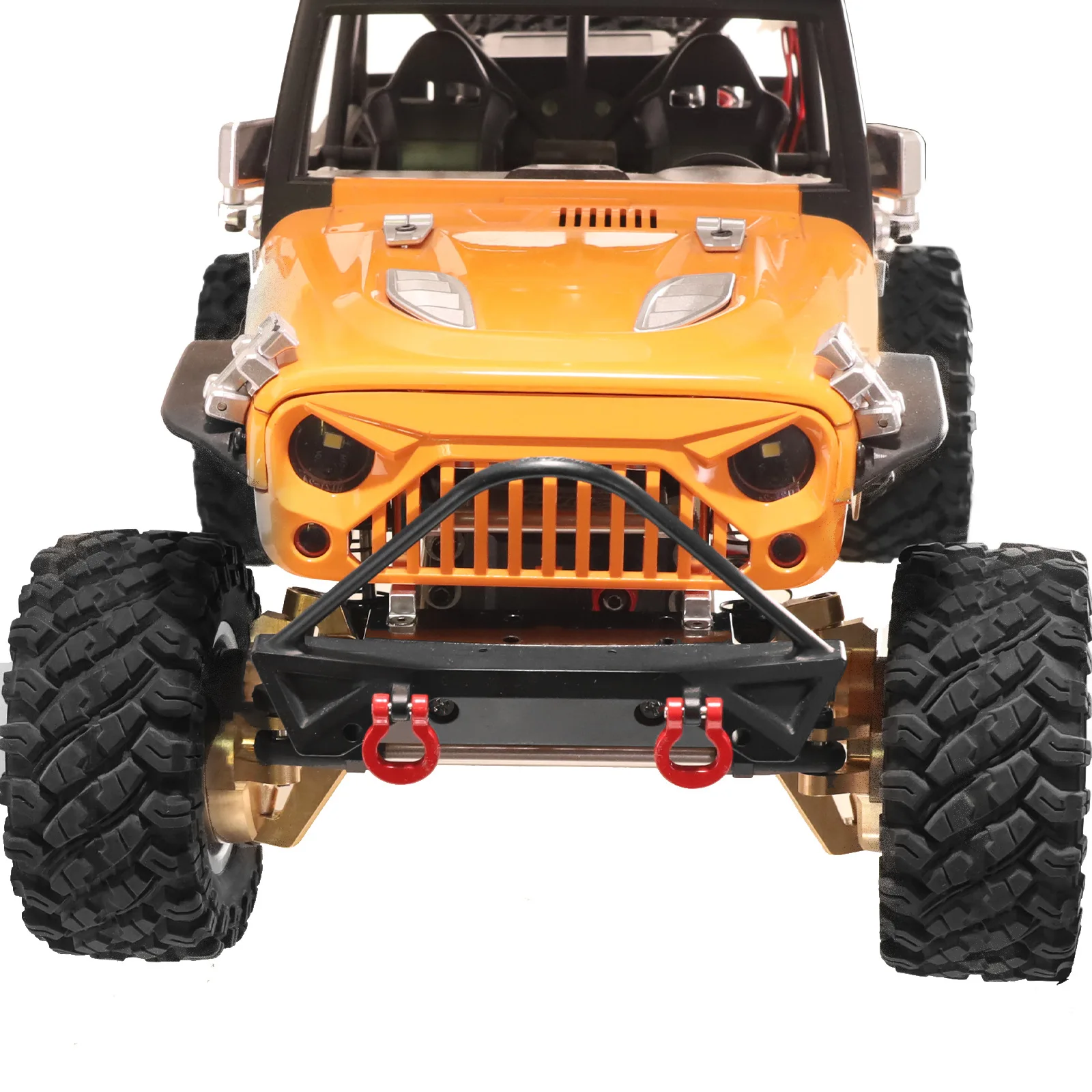 MJX H12Y H12Y+ RC parti di aggiornamento per auto telecomandate barra anteriore in metallo