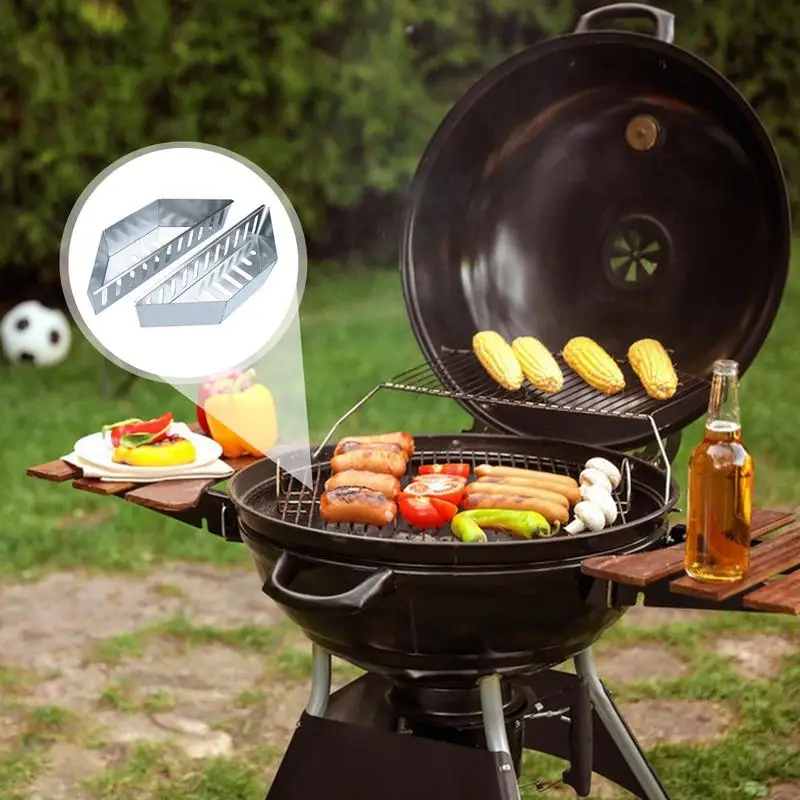 Stainless Steel Charcoal Basket Outdoor Charcoal Grill Stainless Steel Holder Robust Design Outdoor Burning Tool For Picnic