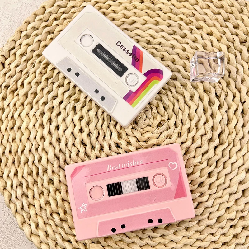 Greeting Post Card Birthday Gifts DIY Recordable 30/60/300 Seconds Voice Audio Cassette Shape Self-made Party Invitation