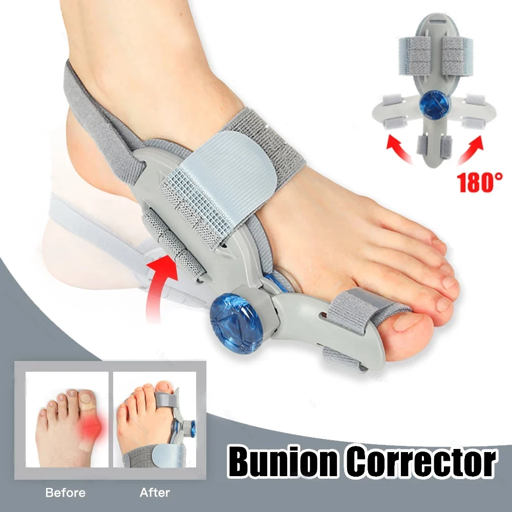 Corrector Adjustable Hallux Valgu Big Toe Valgus Corrector Rotatable Toe Corrector Straightener Adjustable Toe Correction