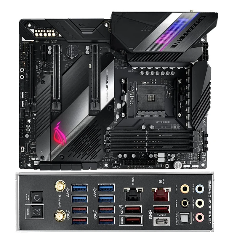 AMD X570 ROG CROSSHAIR VIII HERO WI-FI motherboard Used original Socket AM4 DDR4 128GB  USB3.0 M.2 NVME SATA3 Desktop Mainboard