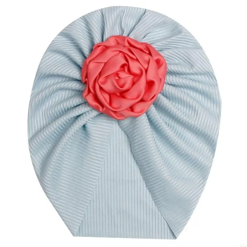 

Q22D Baby Turban Hat Baby Infant Girl Soft Toddler Cap for 0-2 Years