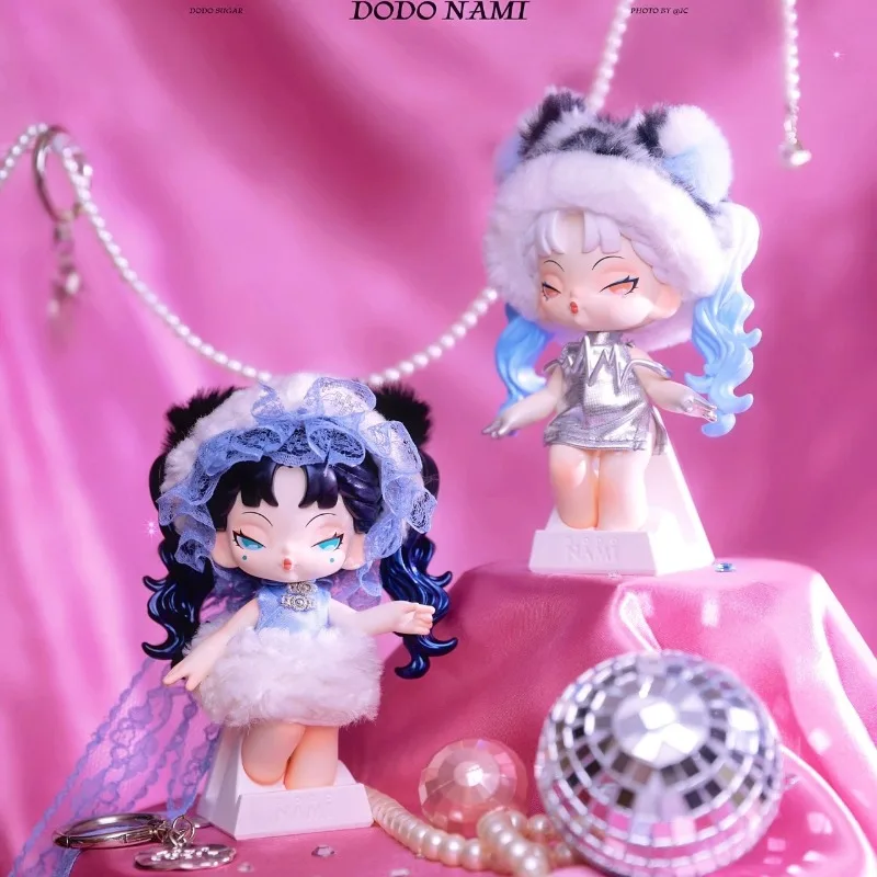 Nova série dodo nami disco caixa cega chaveiro & bolsa de telefone kpop bonecas brinquedo mistério colecionável mini figura presentes do dia de natal