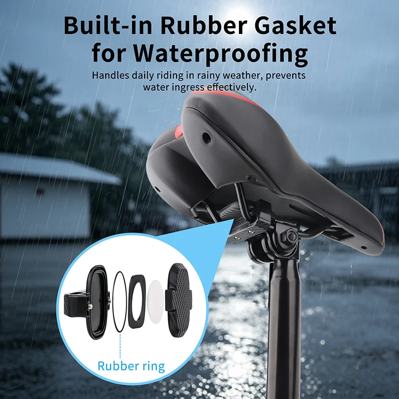 Bicycle Seat Hidden Mounting Bracket For Airtag Life360 Tile Mate Locator Tracking Device Anti-theft Fixed Holder Accessories