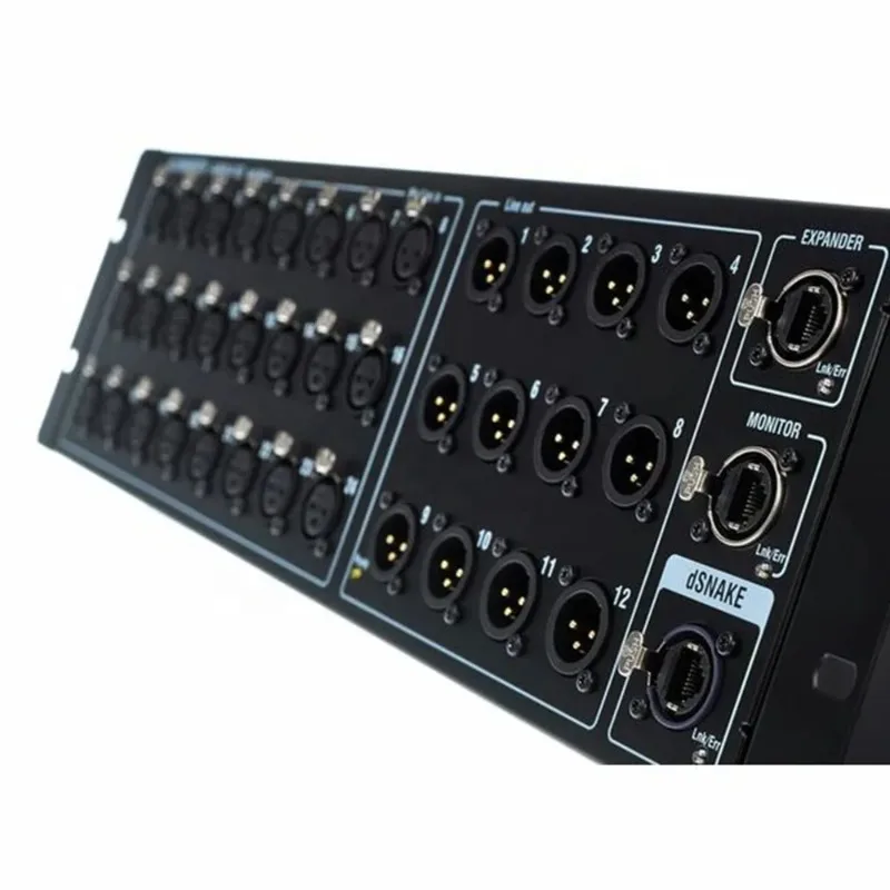 Digital Stage Box 24 Inputs 12 Outputs Rack Expander