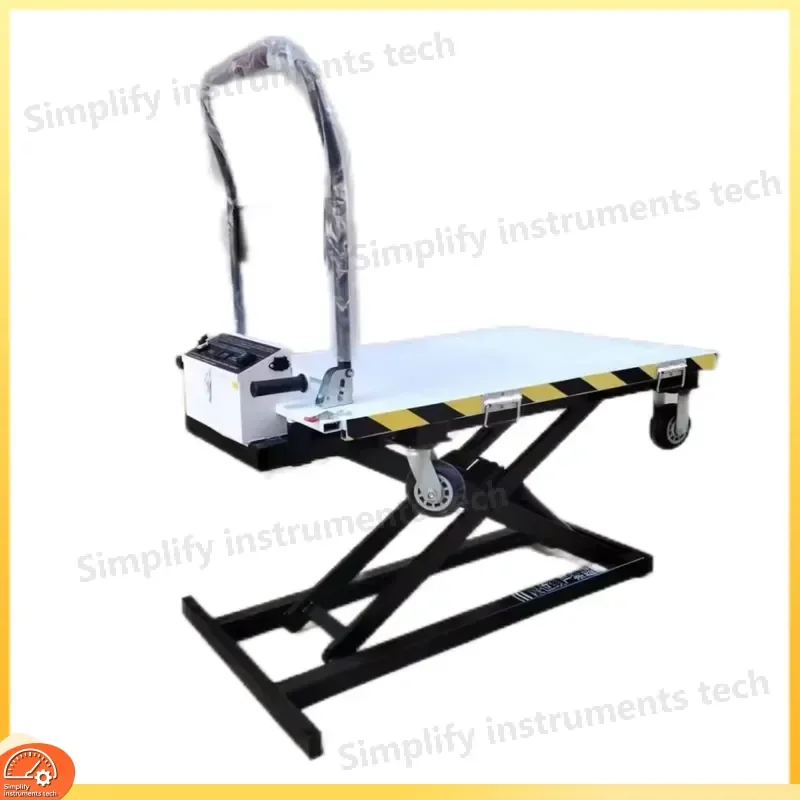 Hydraulic Greenhouse Trolley Aluminum Platform Lifting Dolly for Plant Transport Garden Farm Equipment Heavy Duty