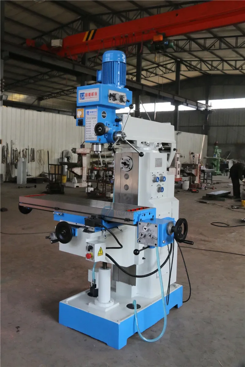 LUZHONG Universal Industrial Auto Feed Milling Drilling Machine ZX6350D Vertical Horizontal Type New Motor Competitive Price