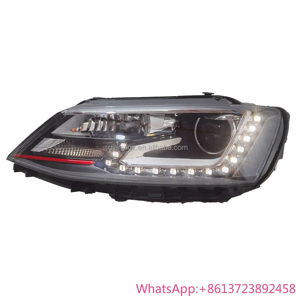 12V Hot Selling Automotive Accessories For 2014 Volkswagen jetta GLI Xenon headlights GLI Original HD Projector