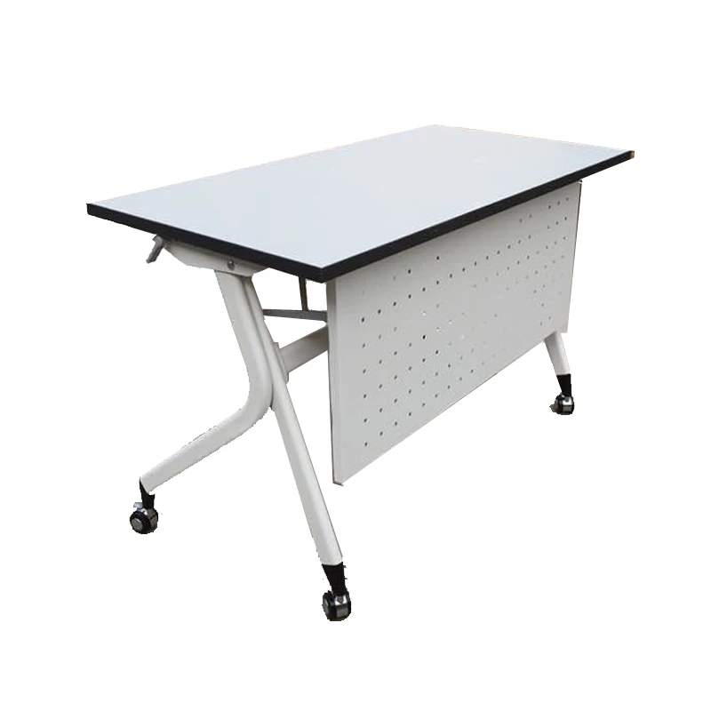 Office furniture  modular training table Folding desk with wheel