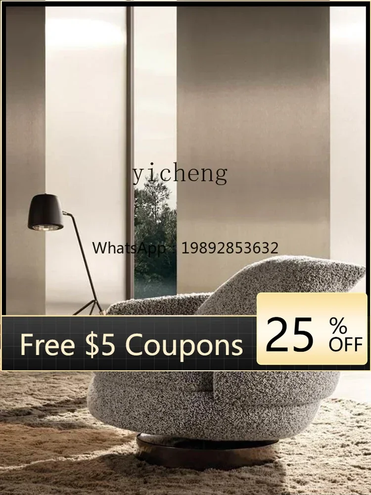 U1 TQQ leisure chair modern minimalist rotating pedal sofa chair living room single rotating sofa