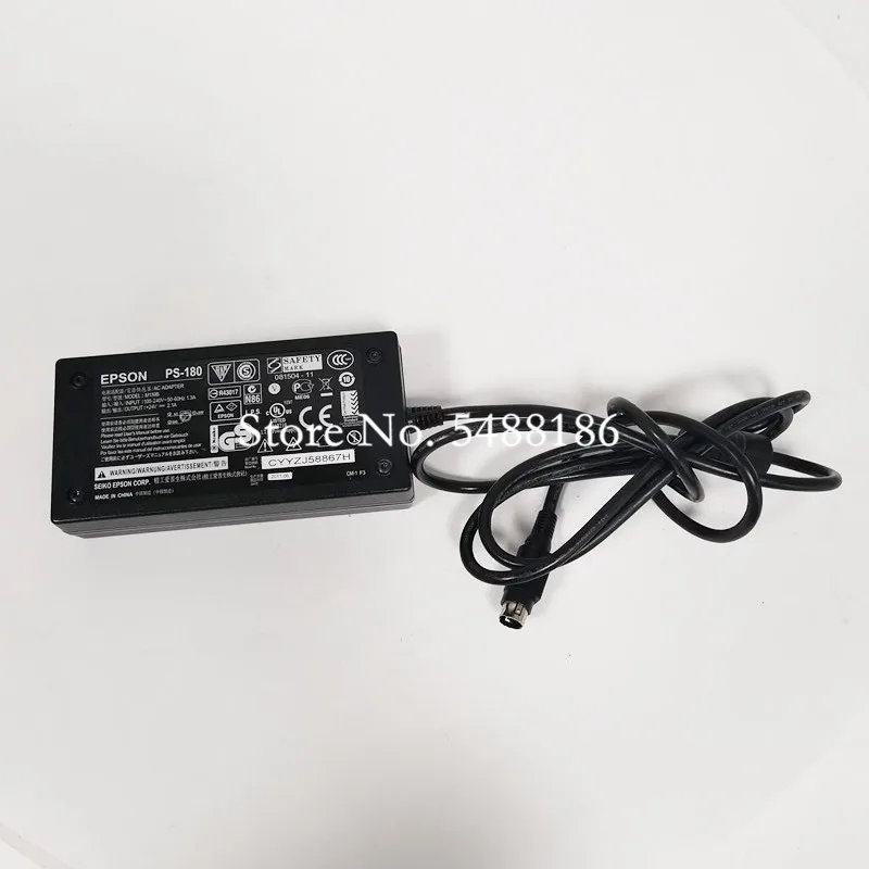 95% New Original Epson PS-180 AC Adapter Power Supply M159B M159A Printers TM-U220 TM-T88VI TM-T88V M244A C8255343