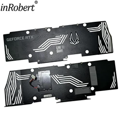 Original RTX3080 RTX3090 Graphics Card Replacement Backplate For ZOTAC RTX 3080 3090 Trinity OC Viddeo Card Backplane