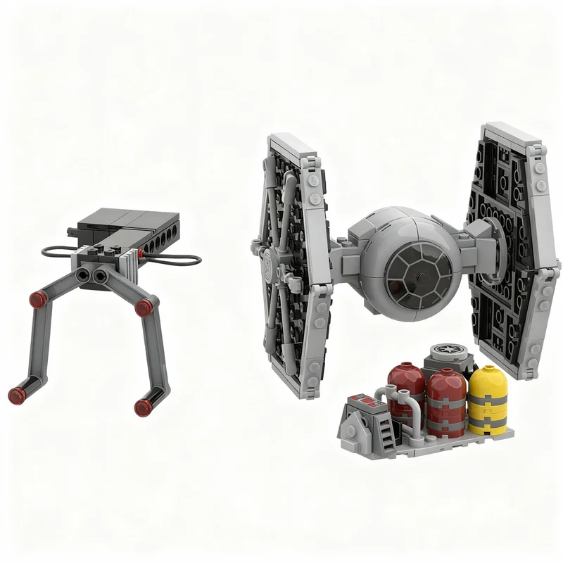 

314pcs MOC Upgraded TIE Imperial Hangar Rack Star Battle Model Building Blocks Construction Toys Christmas Gifts Brick Kids