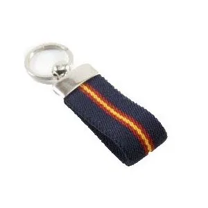 Sailor canvas keychain Spain flag