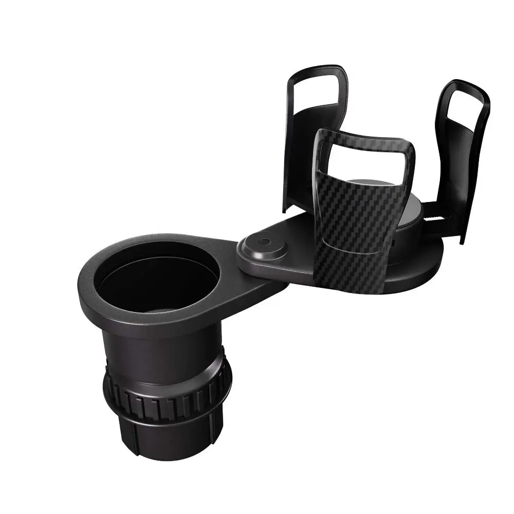 Multifunctional Car Cup Holder Expander 2-in-1 Design Expandable Auto Drink Holder Dual Function Organizer