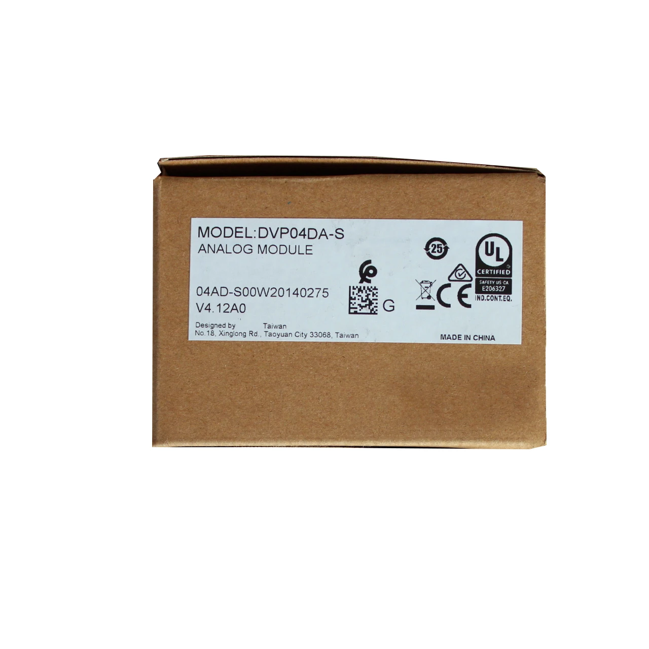 

New DVP04DA-S Dvp04das Analog Module Stock in Warehouse