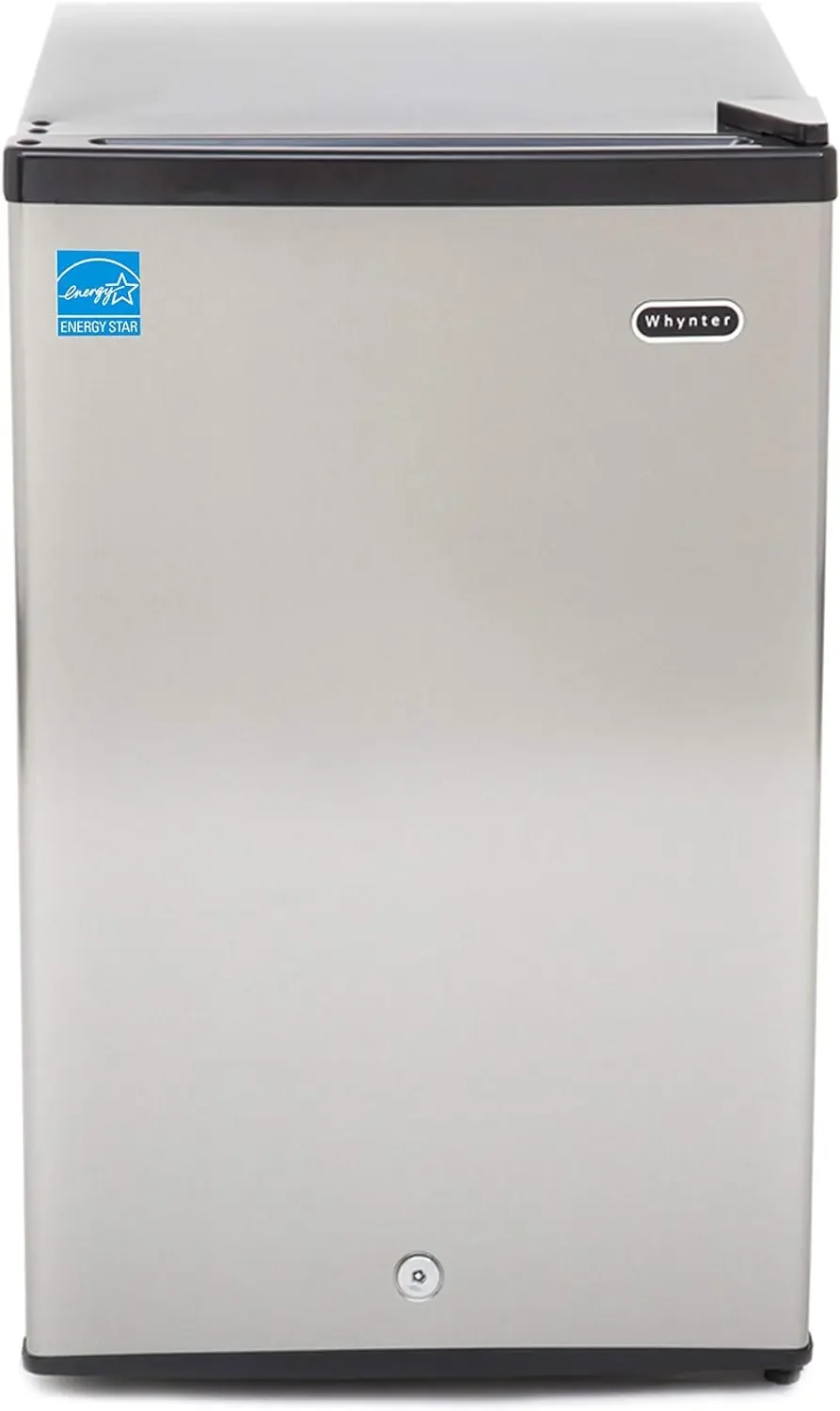 Whynter-CUF-210SS Mini Cubic Foot Energy Star Rated Small Upright Freezer with Lock, Stainless Steel, 2.1