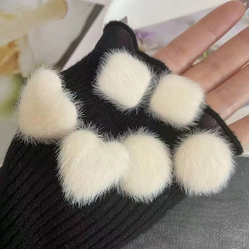 الحلو الأبيض القطيفة الكرة وأقراط للنساء لطيف شعر أنيق لؤلؤة القلب جولة الهندسة Y2K اكسسوارات الأزياء والمجوهرات