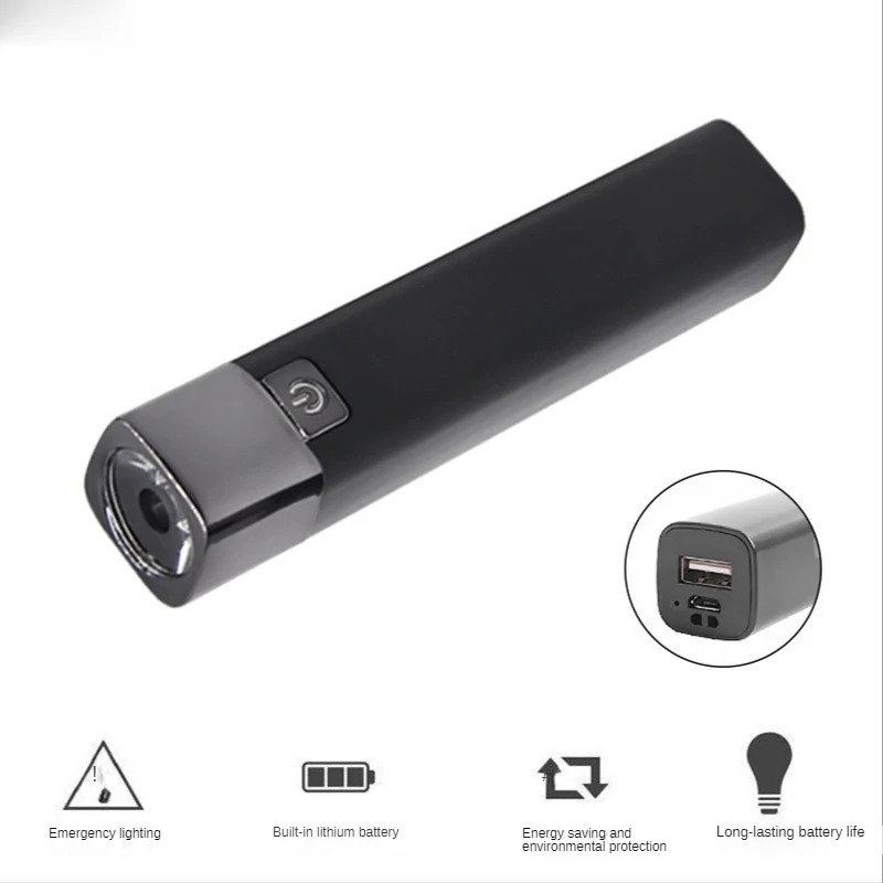 Bright Super Mini USB Waterproof Lighting Portable Spotlight Rechargeable Flashlight for Indoor Outdoor Play Camping and Fishing image 6