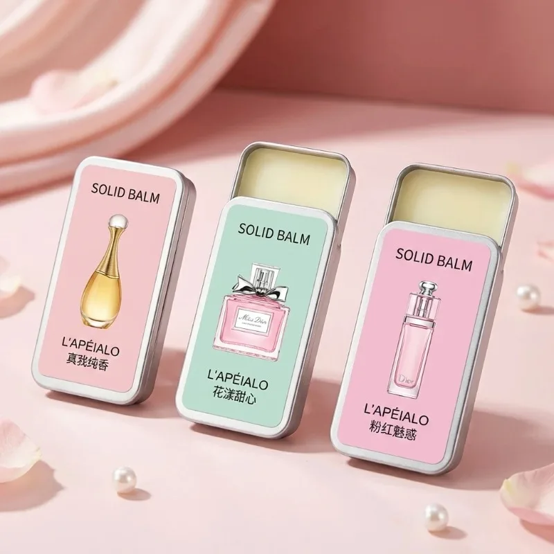 Perfume Sólido – Aroma Floral y Frutal Fresco, Fragancia Duradera, Tamaño de Bolsillo y Portátil para Hombres y Mujeres, Perfume Sólido de Regalo