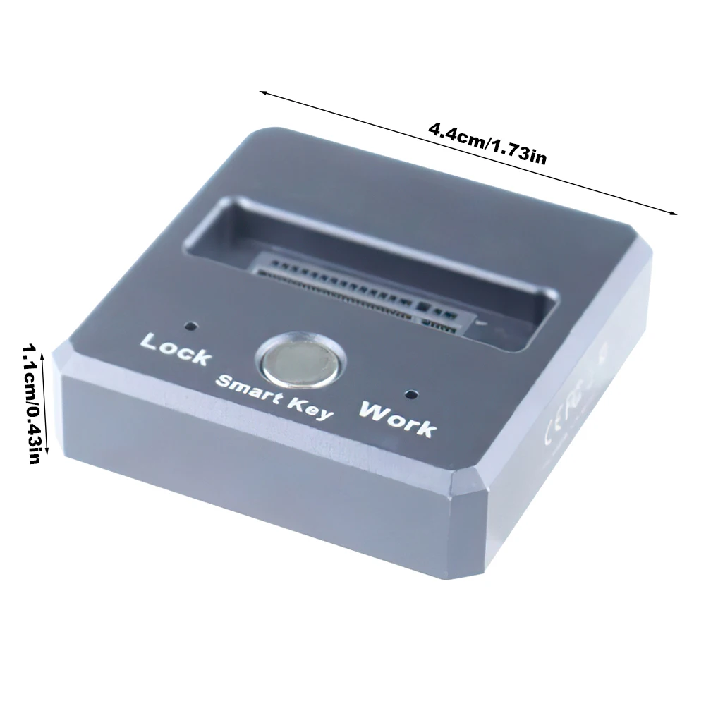 M.2 SSD Docking Station Caddy Box Base Adapter M.2 NVME/SATA SSD External Enclosure Type-C Mobile Hard Drive Base for Laptop PC