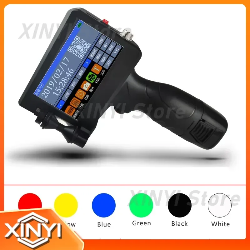 K6 Hand-held Inkjet Printer Automatic Conveyor Intelligent Printer Production Date Adjustable Speed Printing Accuracy 600DPI