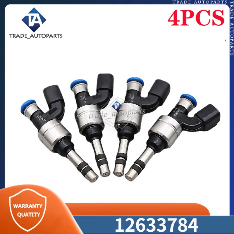 

4PCS Fuel Injectors 12633784 12633789 For Buick Allure LaCrosse Regal Verano Chevrolet Equinox Impala Malibu GMC Terrain 2.4L