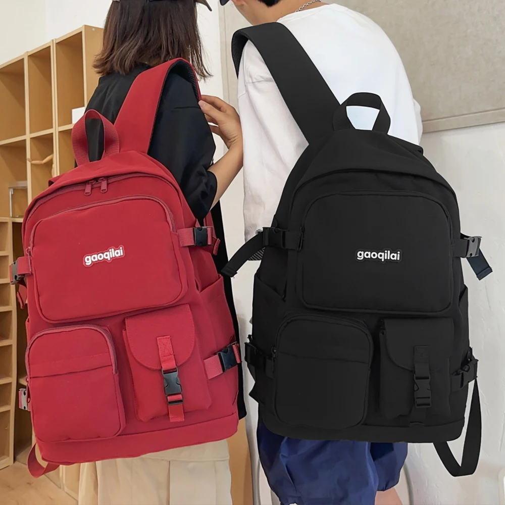 New Fashionable, Simple, Solid Color, Versatile Backpack, Workwear, Japanese and Korean Style backpacks Женский рюкзак mochilas