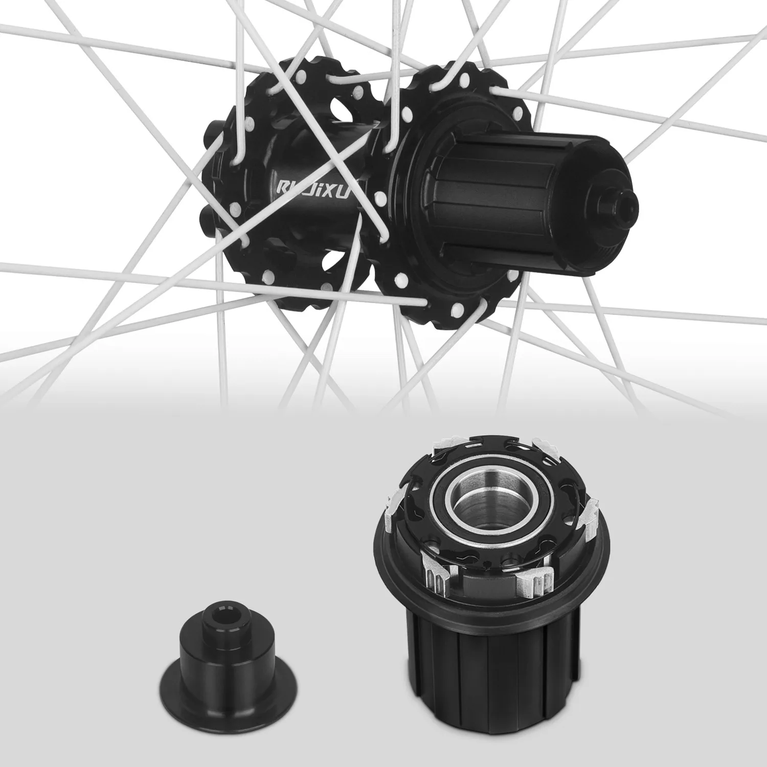 Mountainbike-Laufradsatz Scheibenbremse 5 Lager 7-12-Gang Schnellspanner TA BOOST 110*20mm MTB Fahrradlaufrad – Detail 1