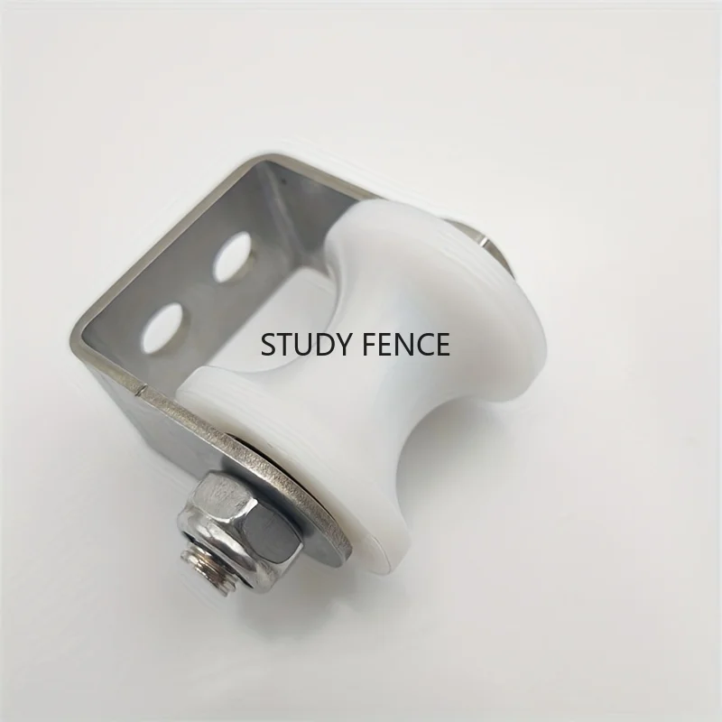 

1pc Round tube pulley Nylon U-shaped track wheel Indoor fixed pulley Cable hanging wheel, Household hardware accessories