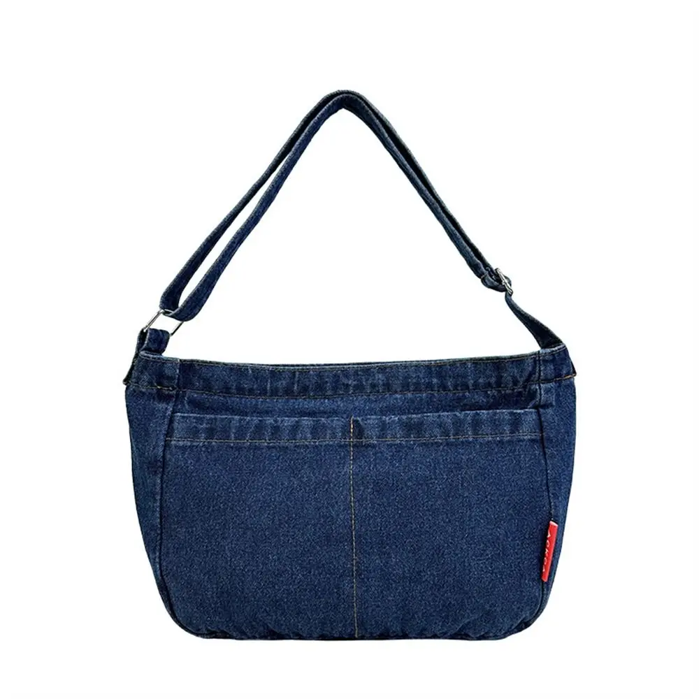 Borse a tracolla in tessuto Denim personalità borsa Tote Vintage di grande capacità borse gentlemoman