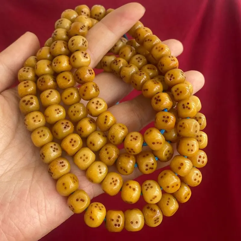 cuentas-de-oracion-budistas-coleccionables-de-estilo-tibetano-de-hueso-de-buey-vintage-con-108-cuentas-y-textura-aceitosa-del-fabricante